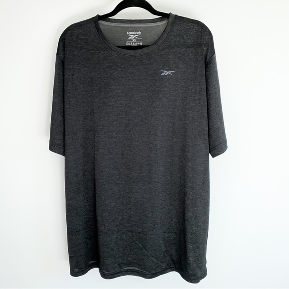 Charcoal Reebok Speedwick Athletic Shirt - Picture 2 of 10